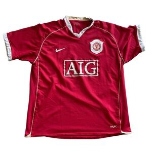 Nike Red Manchester United Jersey